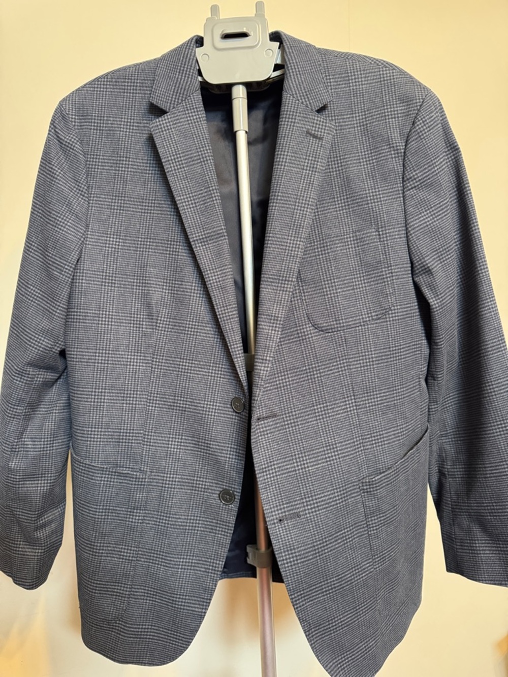 Banana Republic Men's Blue Glen Plaid Sport Coat